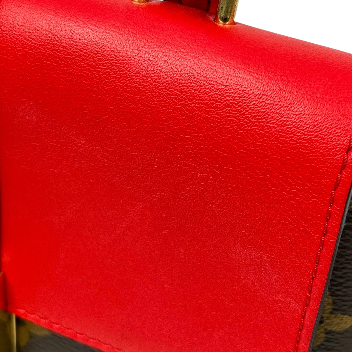 Louis Vuitton Lock BB Handbag Shoulder Bag - Red 