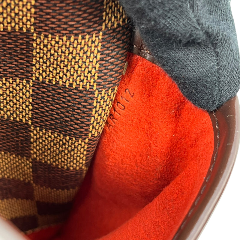 Louis Vuitton Damier Ebene Saria Horizontal Handbag - Dark Brown 