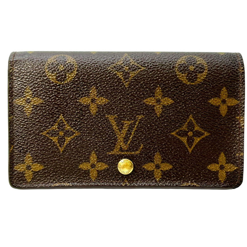 Louis Vuitton Monogram Canvas Porte Monnaie Bi-fold Compact Wallet - 32422 