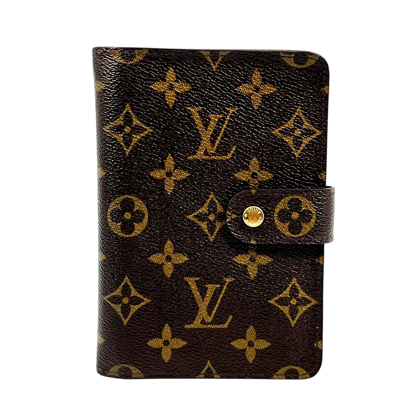 Louis Vuitton Monogram Canvas Portefeuille Porte Papier Zip Bifold Compact Wallet - Brown - 32441 