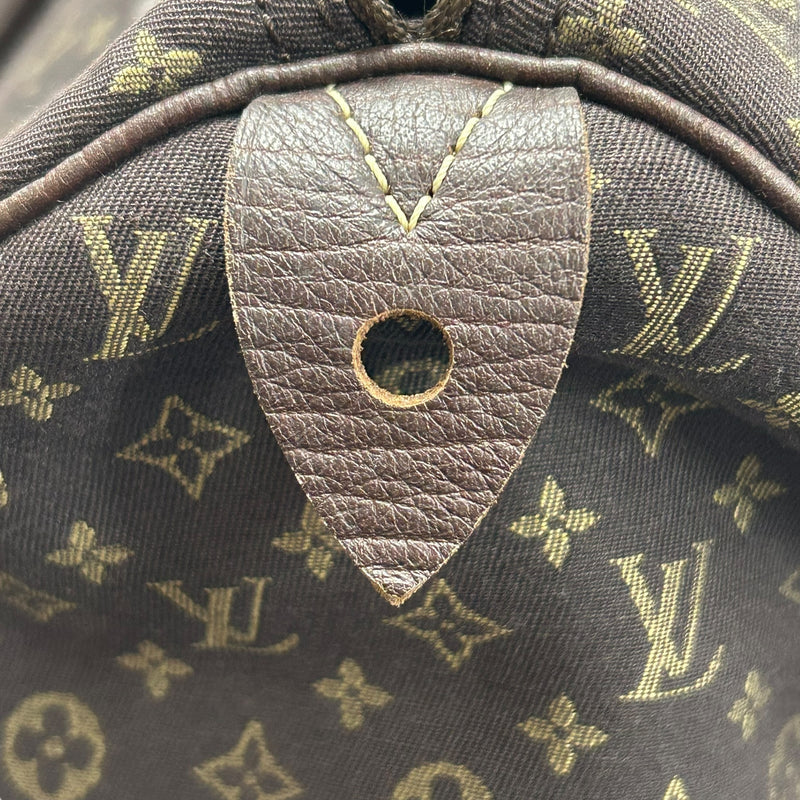 Louis Vuitton Mini Run Speedy 30 Handbag - Dark Brown 