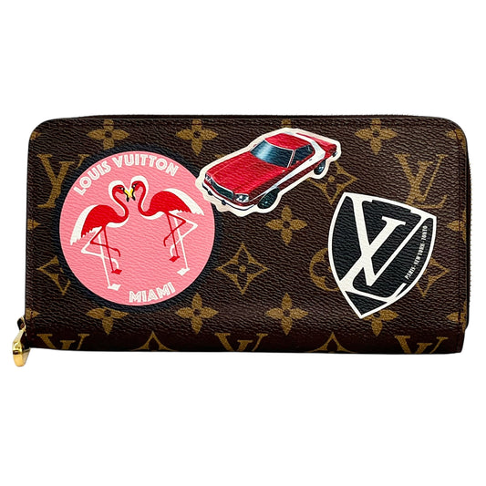 Louis Vuitton Monogram Canvas World Tour Zippy Long Wallet - Brown 