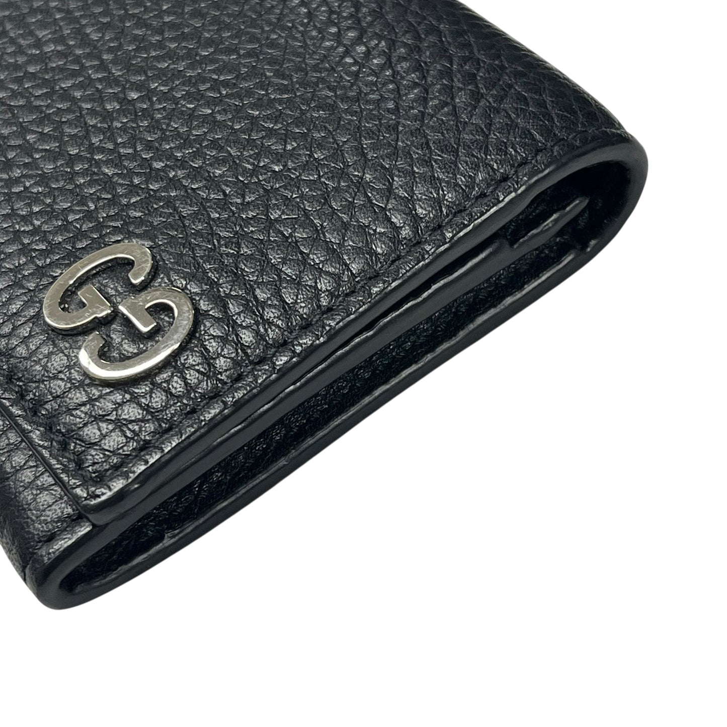 GUCCI Leather Card Case - Black 