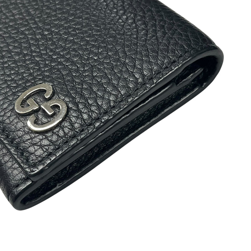 GUCCI Leather Card Case - Black 