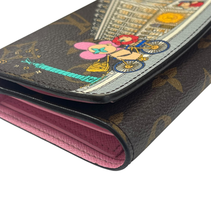 Louis Vuitton Monogram Canvas Portefeuille Victorine Tri-fold Compact Wallet - Brown 