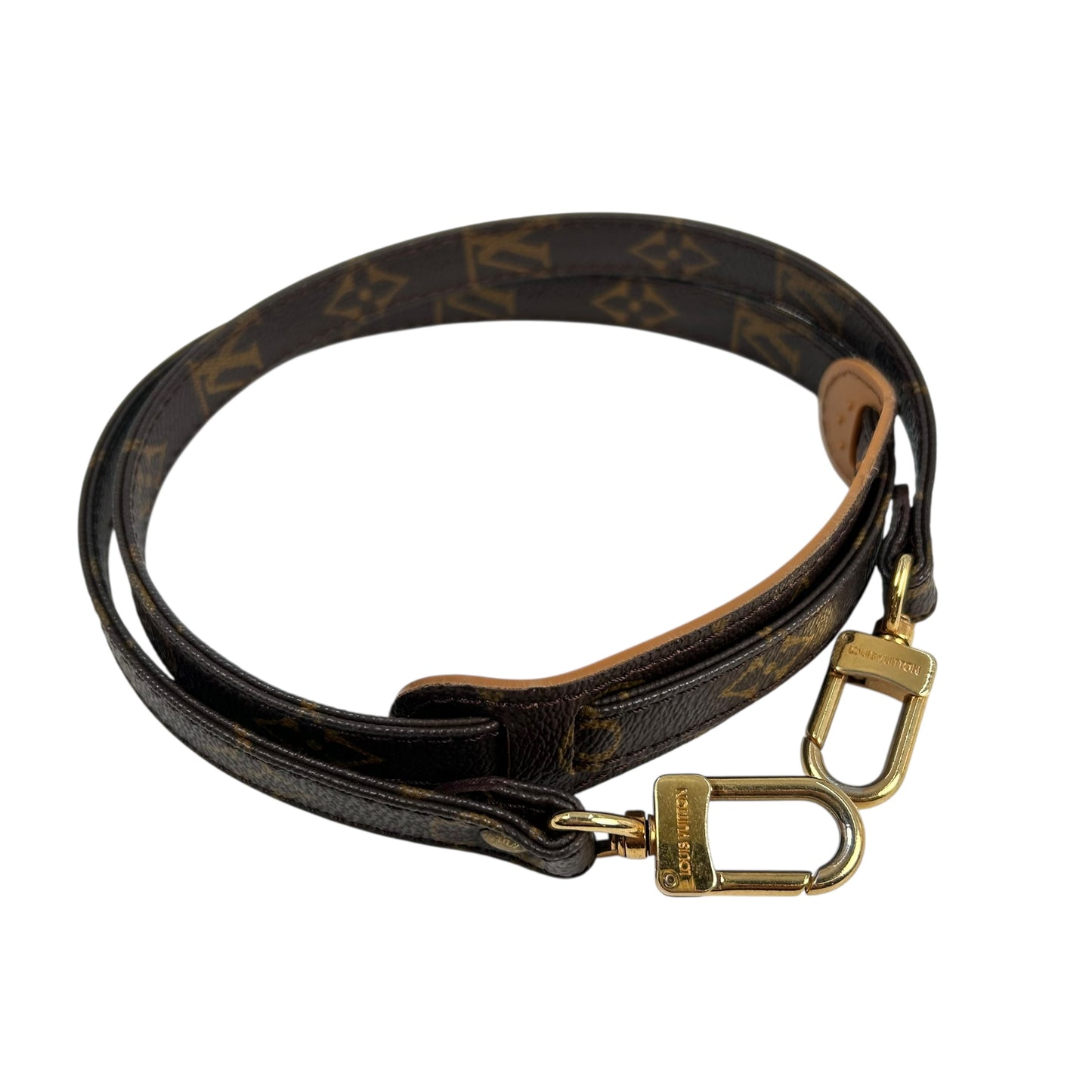 Louis Vuitton Monogram Canvas Shoulder Strap 97cm - Dark Brown - 32551 