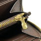 Louis Vuitton Damier Graffiti Zippy Long Wallet - Dark Brown - 31499 