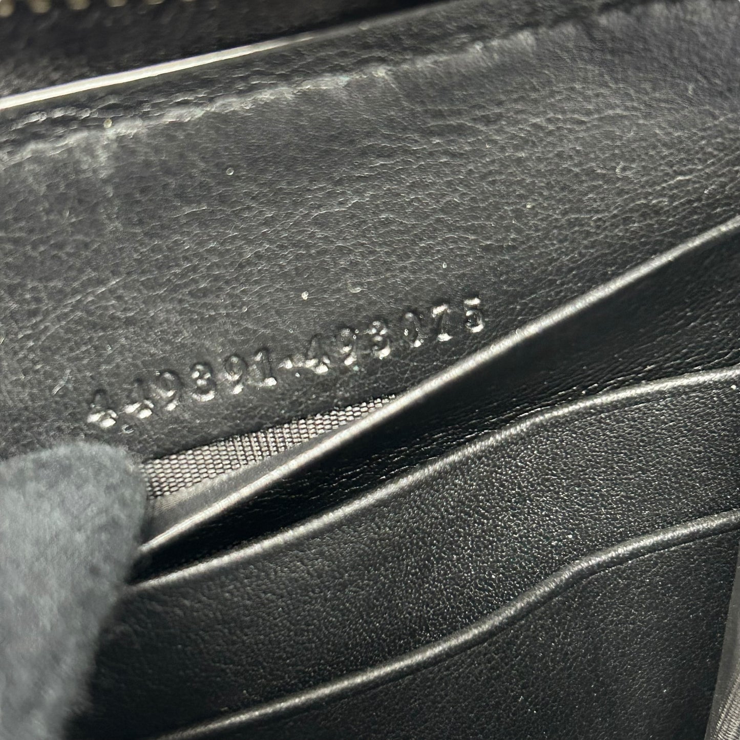 Dior Caro XS Bifold Compact Wallet - Black