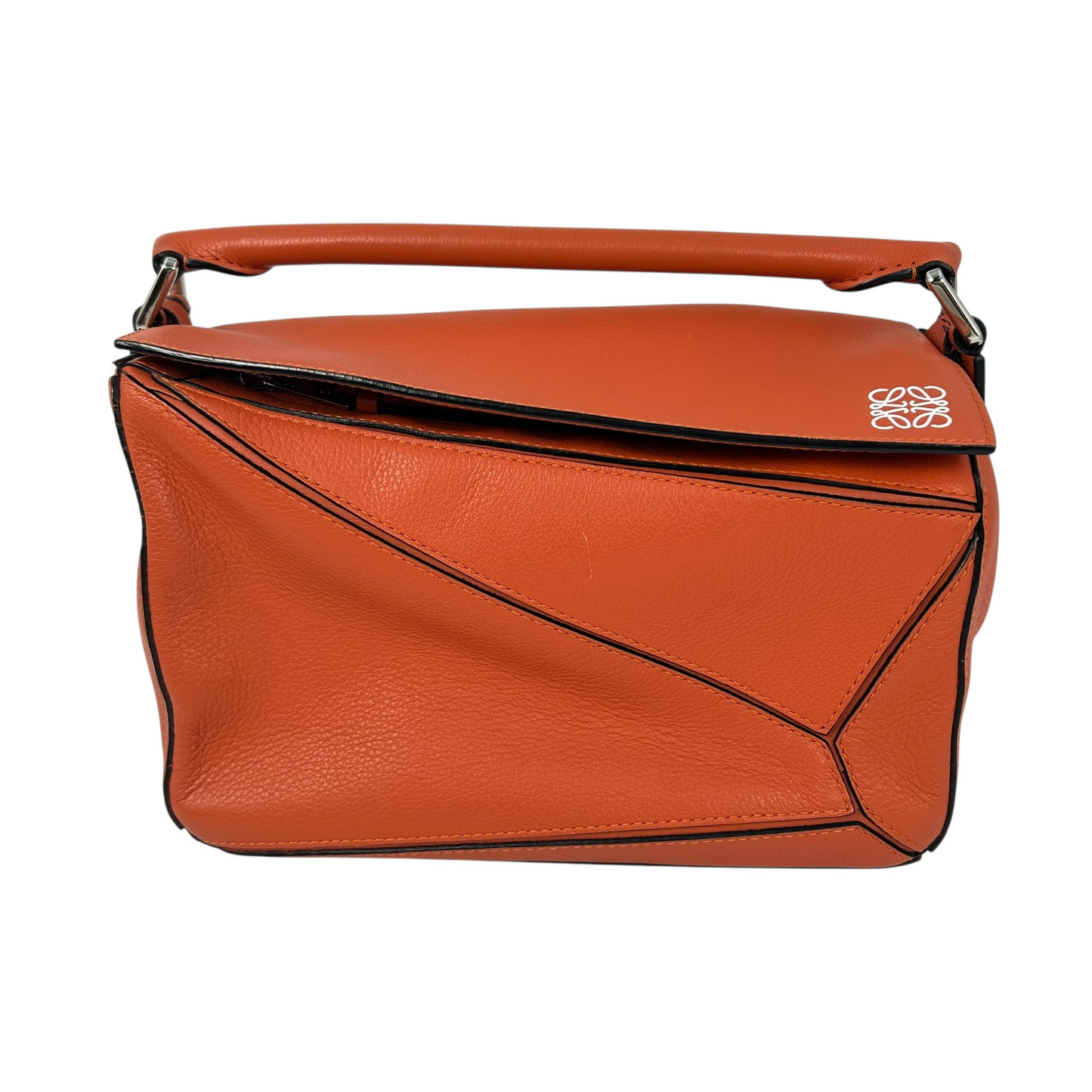 LOEWE Puzzle Bag Small Handbag/Shoulder Bag - Orange 