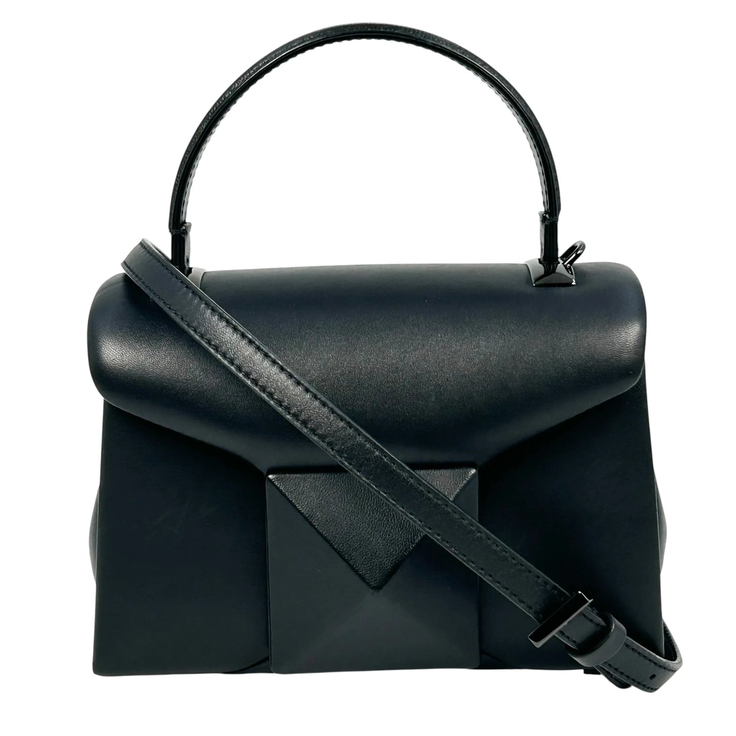 VALENTINO Garavani One Stud Handbag/Shoulder Bag - Black 