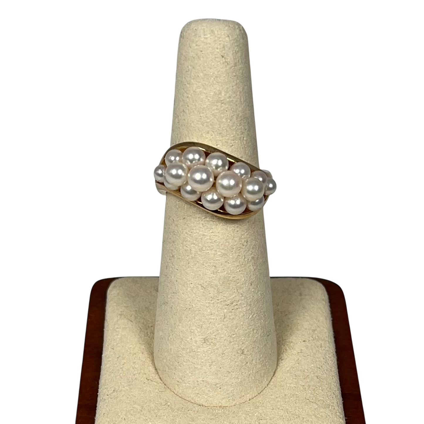 MIKIMOTO Pearl Ring Jewelry - 18K 