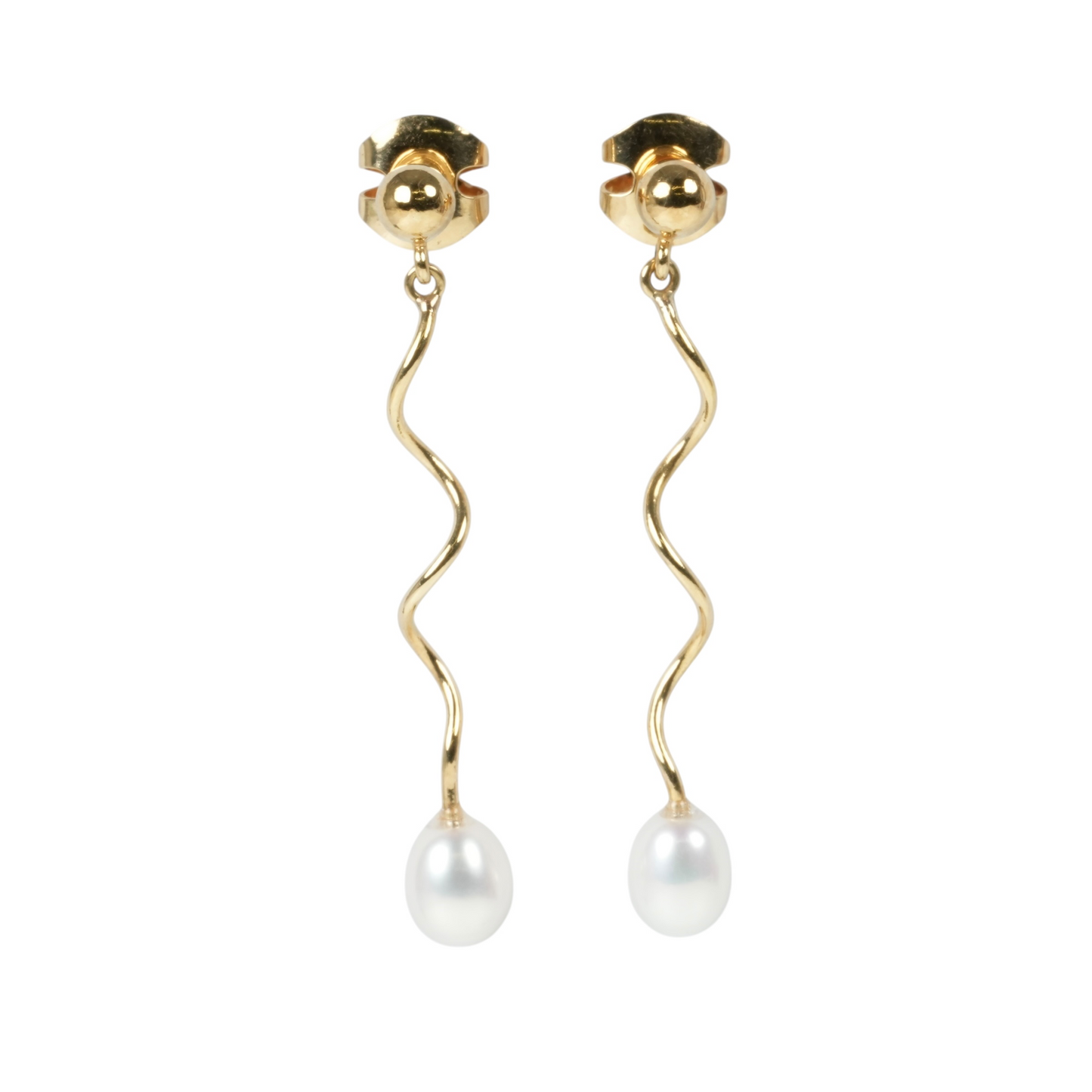 TASAKI Pearl Earrings Jewelry - 18KYG 
