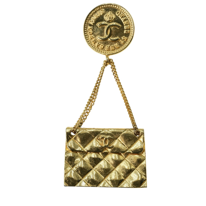 CHANEL マトラッセ CC ロゴ ブローチ アクセサリー 25 - メタル - 34479