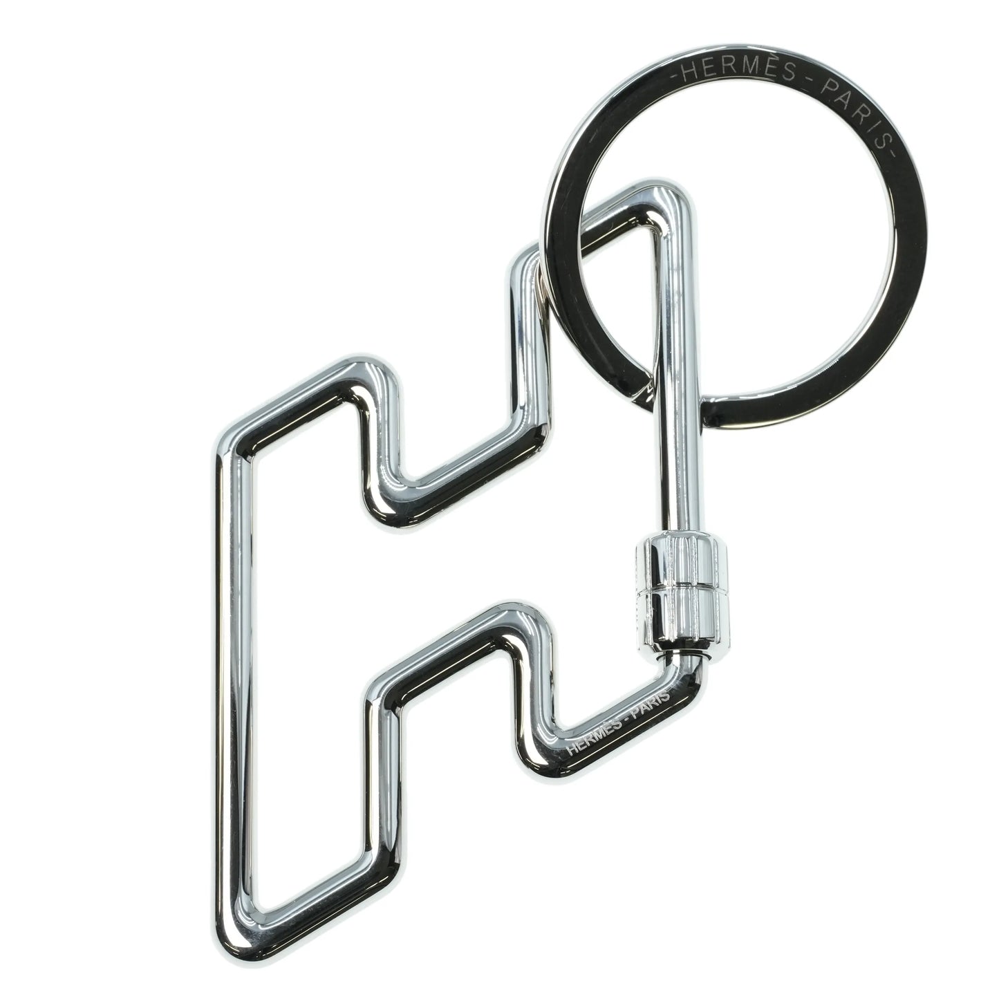 Hermès H トゥー スピード キーチャーム アクセサリー - ステンレス