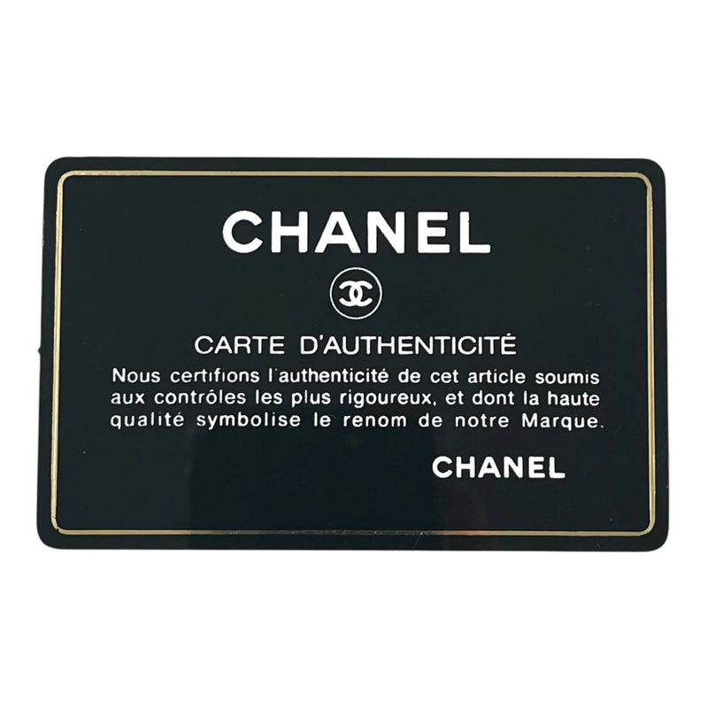 CHANEL マトラッセ クラシック フラップ コンパクトウォレット ラムスキン 三つ折り財布 - ブラック