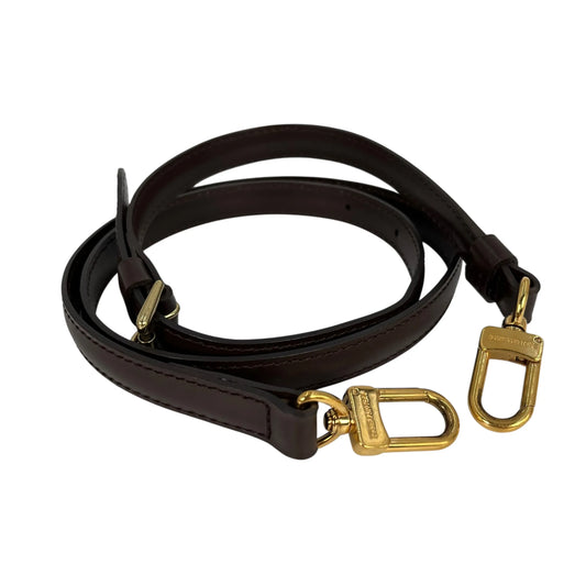 LOUIS VUITTON Leather Shoulder Strap - Dark Brown - 34941 
