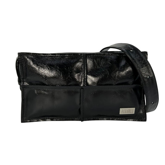 Maison Margiela Leather Shoulder Bag - Black 