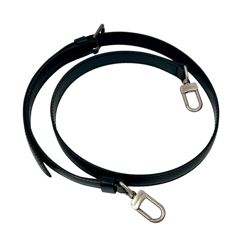 Louis Vuitton Black Leather Strap - Black - 09769 