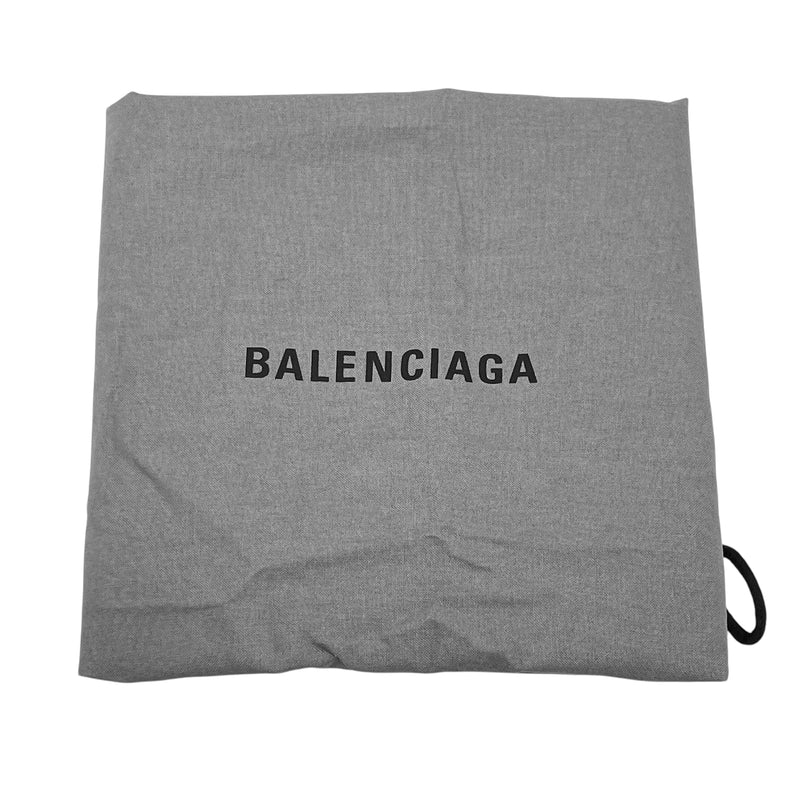 BALENCIAGA Canvas Navy Tote Bag - Cream x Black 