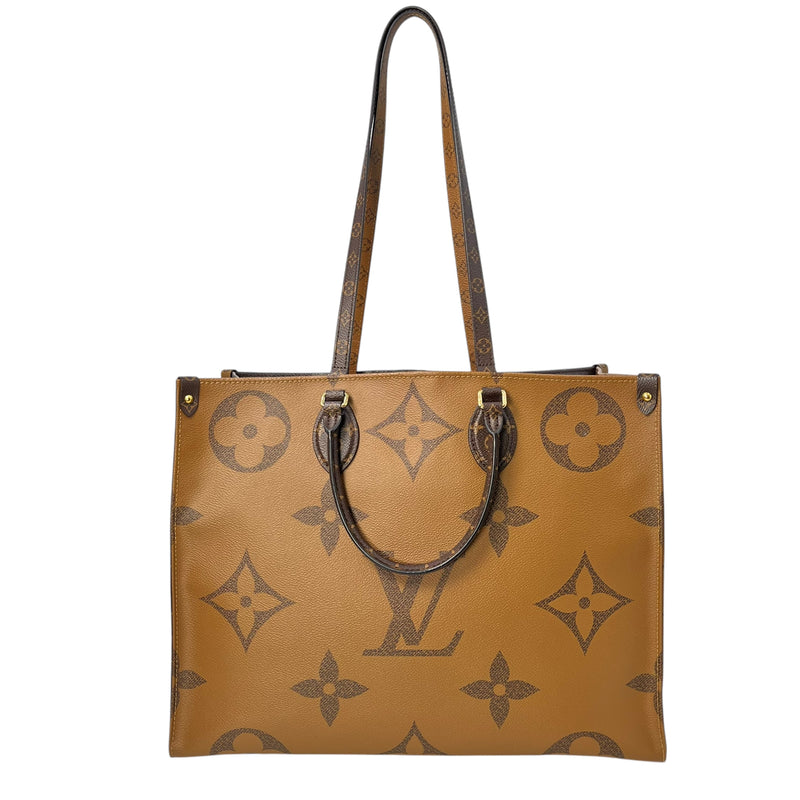 Louis Vuitton Monogram Canvas On-the-Go GM Tote Bag - Brown 