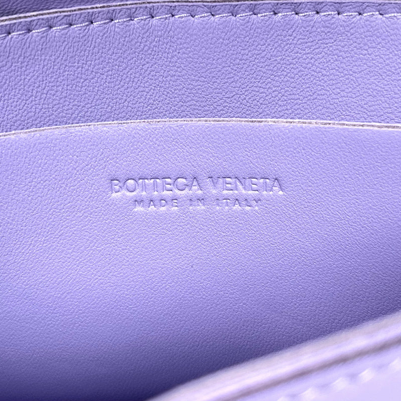 Bottega Veneta Maxi Intrecciato Cassette Mini Shoulder Bag - Purple 