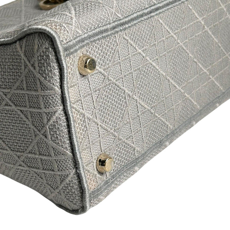 Dior Lady Dee-Lite Handbag/Shoulder Bag - Grey 