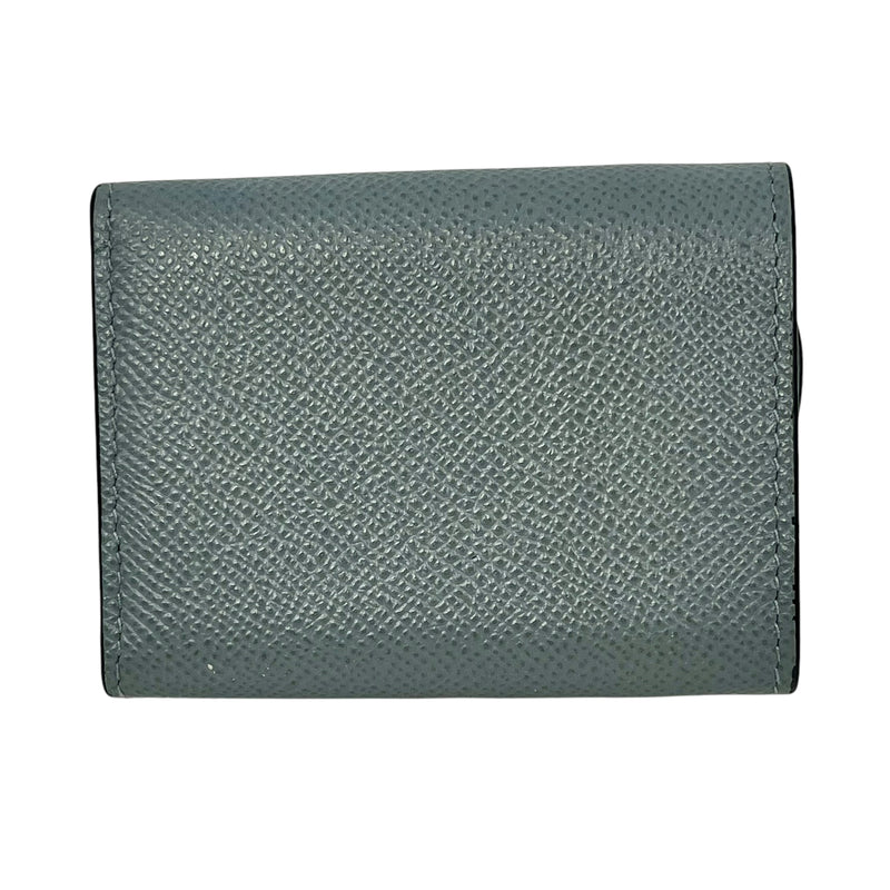 Dior Saddle Tri-fold Compact Wallet - Blue 