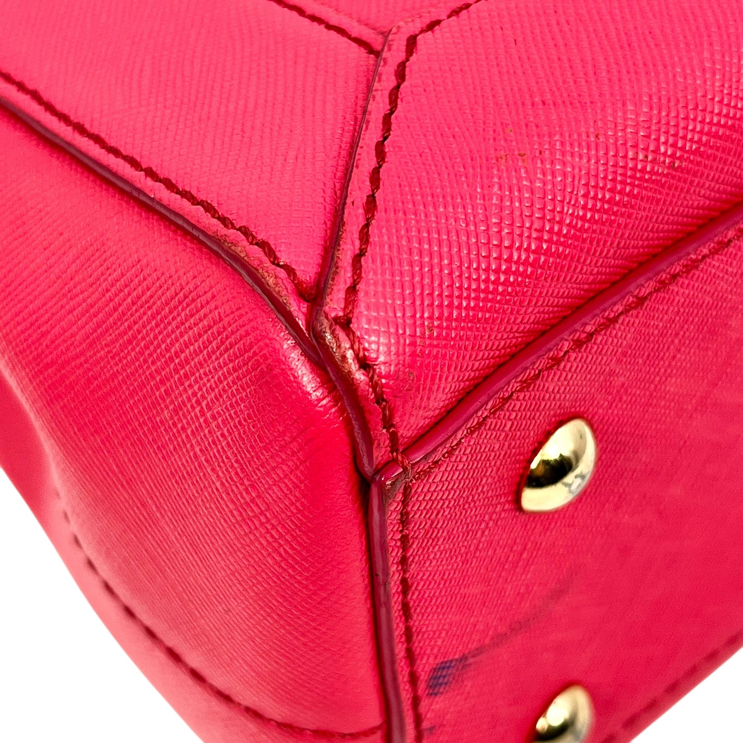 MCM Leather Handbag/Shoulder Bag - Pink 