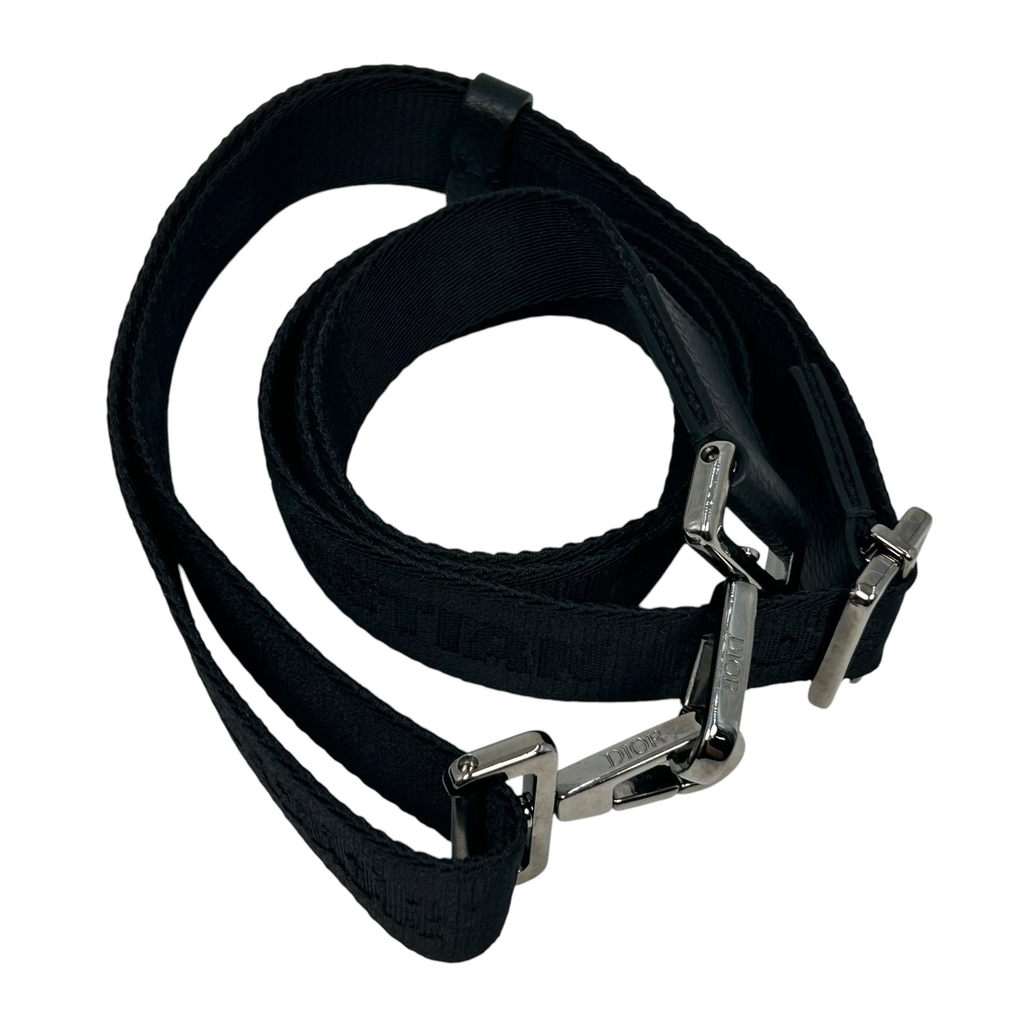 Dior Oblique Rider Micro Pouch Shoulder Bag - Black 