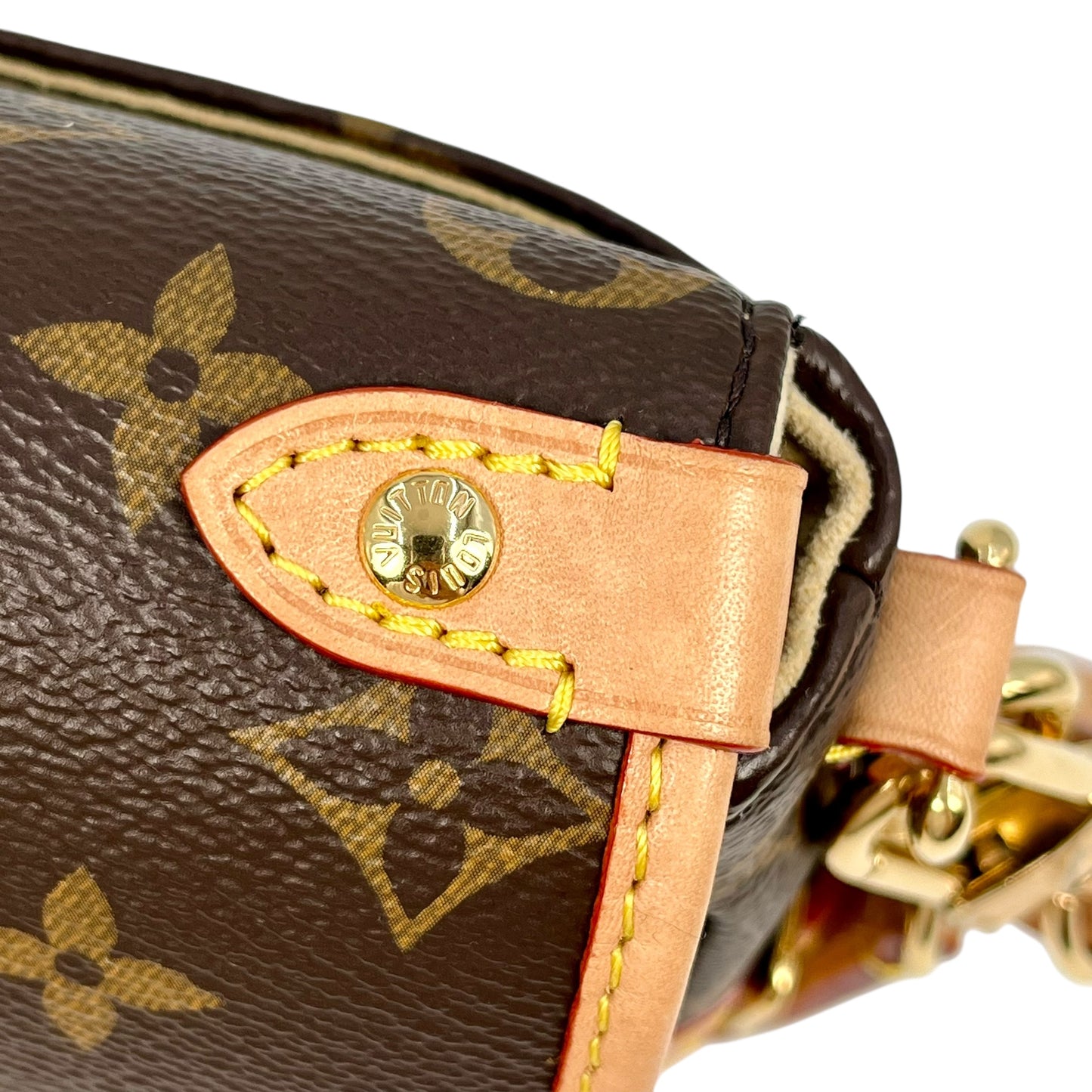 Louis Vuitton Monogram Canvas Saumur BB Handbag - Brown 