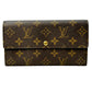 Louis Vuitton モノグラム キャンバス ポルトモネクレディ 長財布 - ブラウン