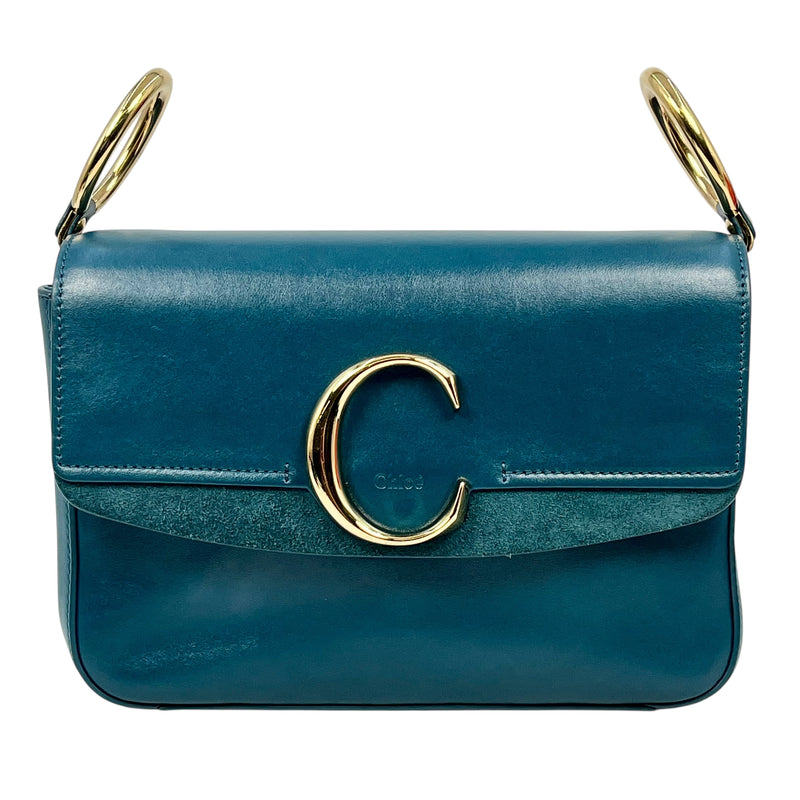 Chloé クロエ C ショルダーバッグ - ブルー