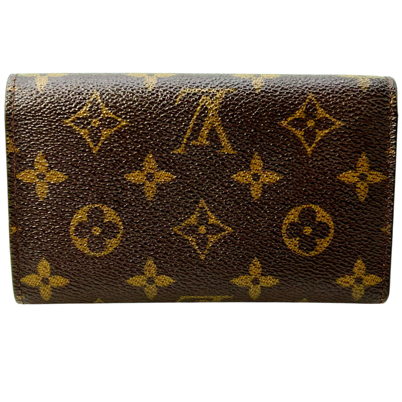 Louis Vuitton Monogram Canvas Porte Monnaie Bi-fold Compact Wallet - 32422 