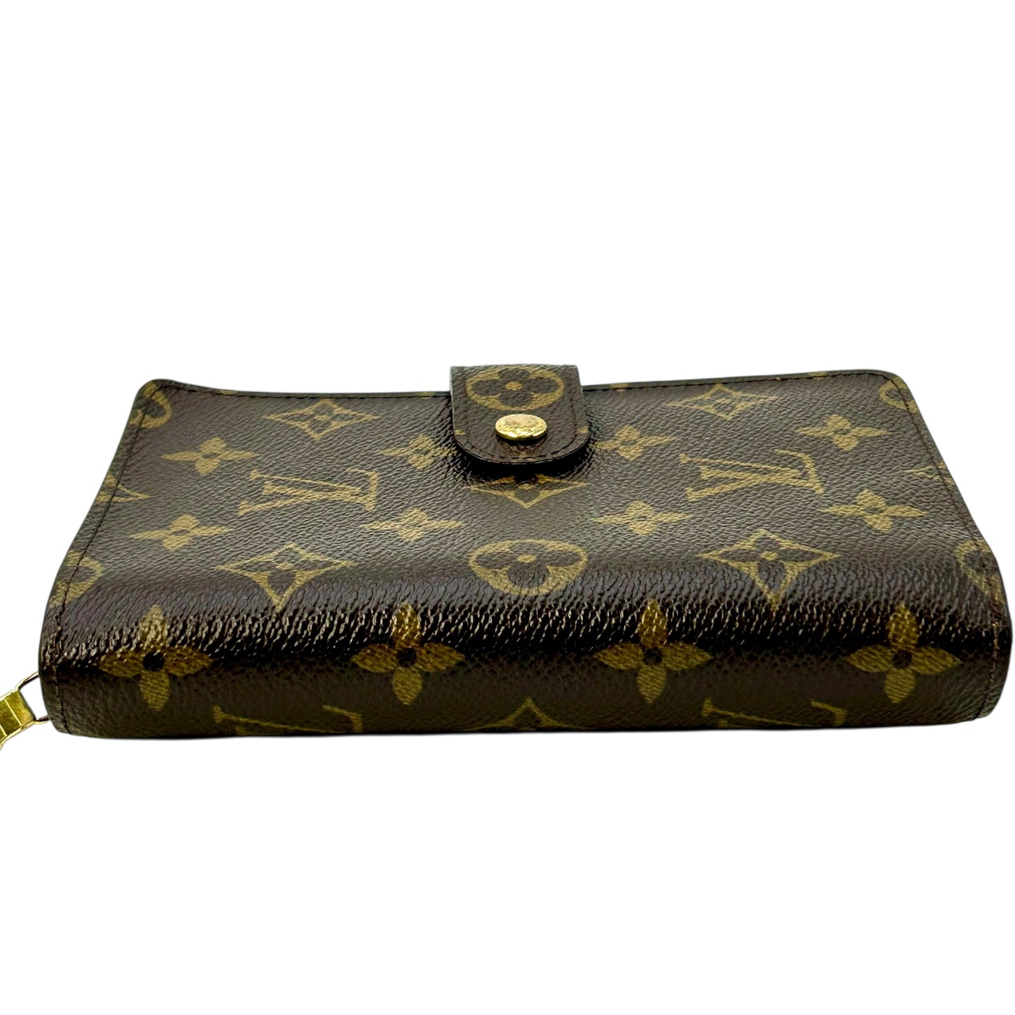 Louis Vuitton Monogram Canvas Portefeuille Porte Papier Zip Bifold Compact Wallet - Brown - 32441 