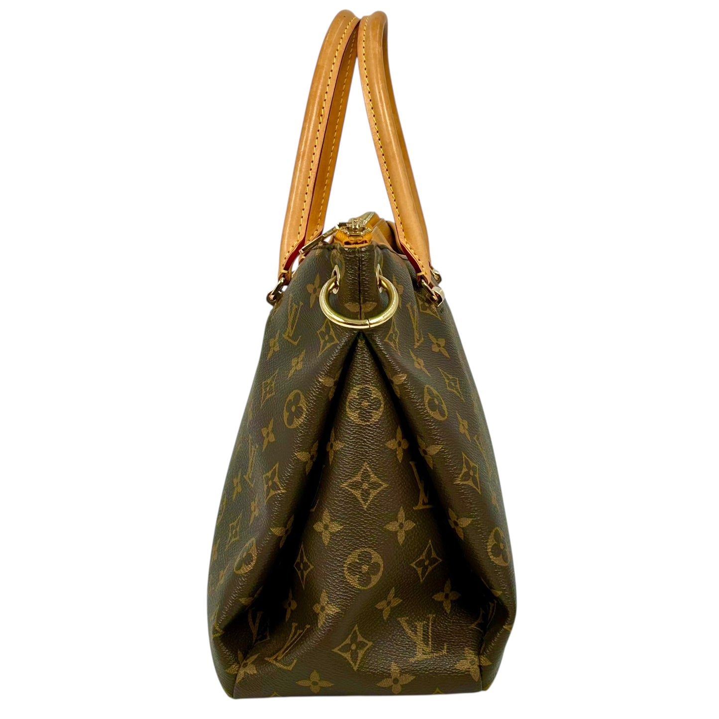 Louis Vuitton モノグラム キャンバス パラス サフラン ハンドバッグ トートバッグ - ブラウン