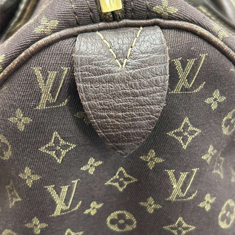 Louis Vuitton Mini Run Speedy 30 Handbag - Dark Brown 