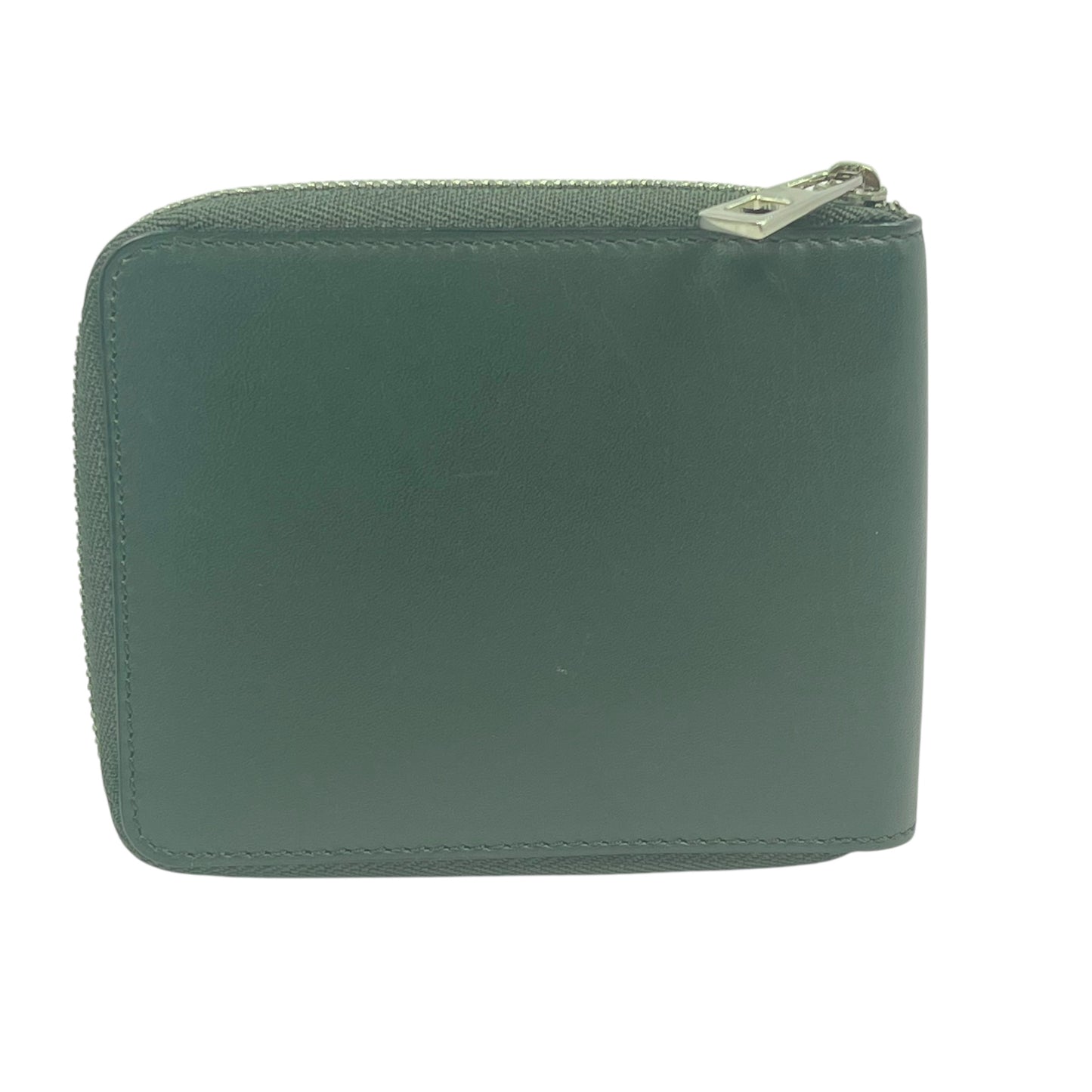 LOEWE Anagram Zippy Bi-fold Compact Wallet - Green 