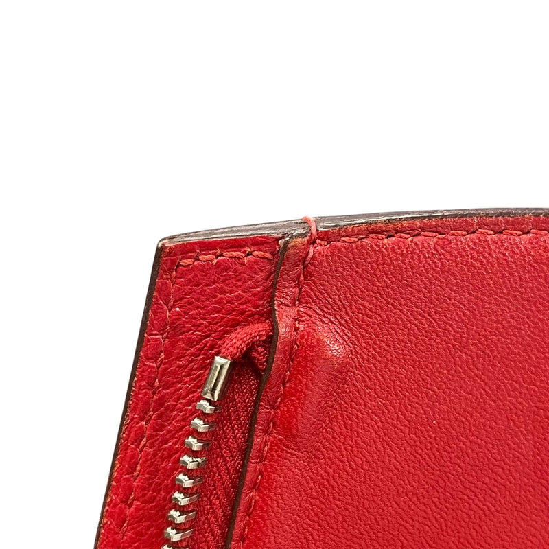 Hermès Sakado GR24 Rouge Kazak Backpack with D Stamp (2000) - Red 