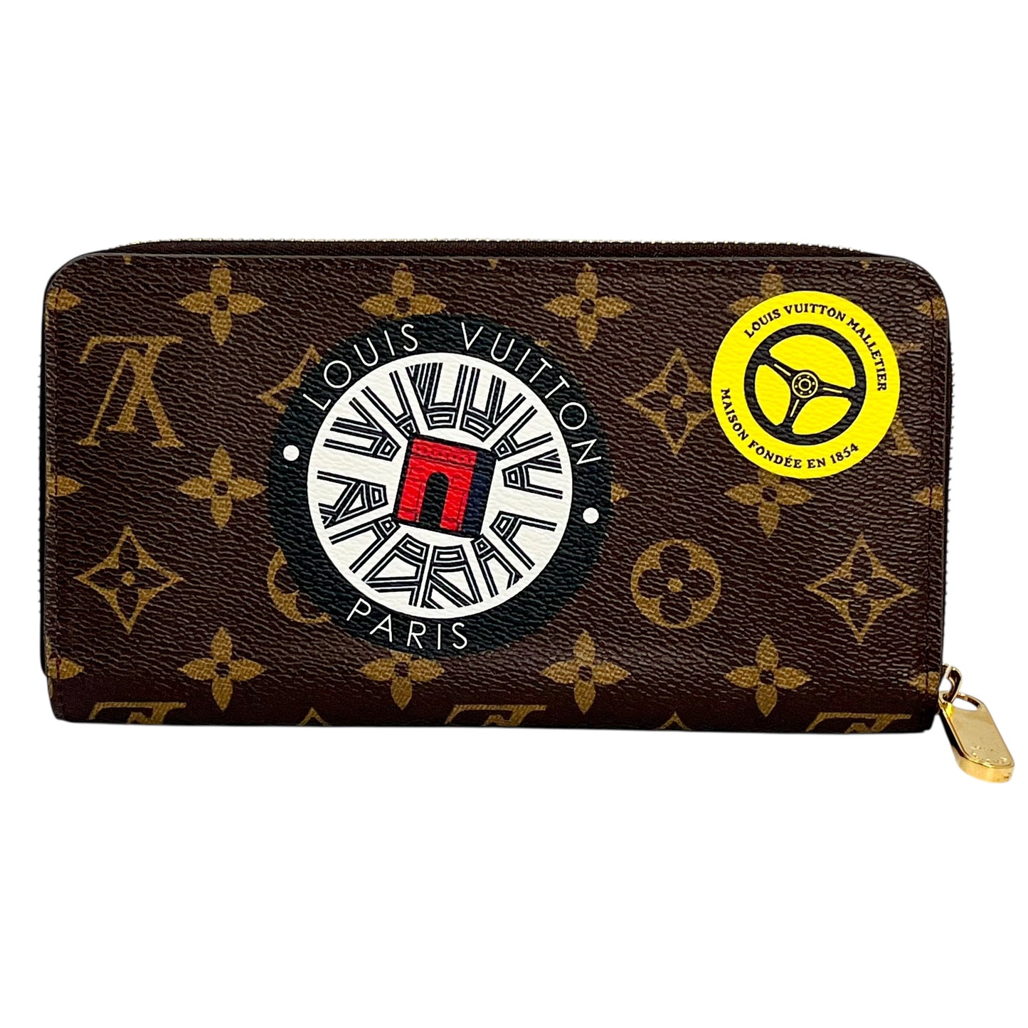 Louis Vuitton モノグラム キャンバス ワールドツアー ジッピー 長財布 ロングウォレット - ブラウン