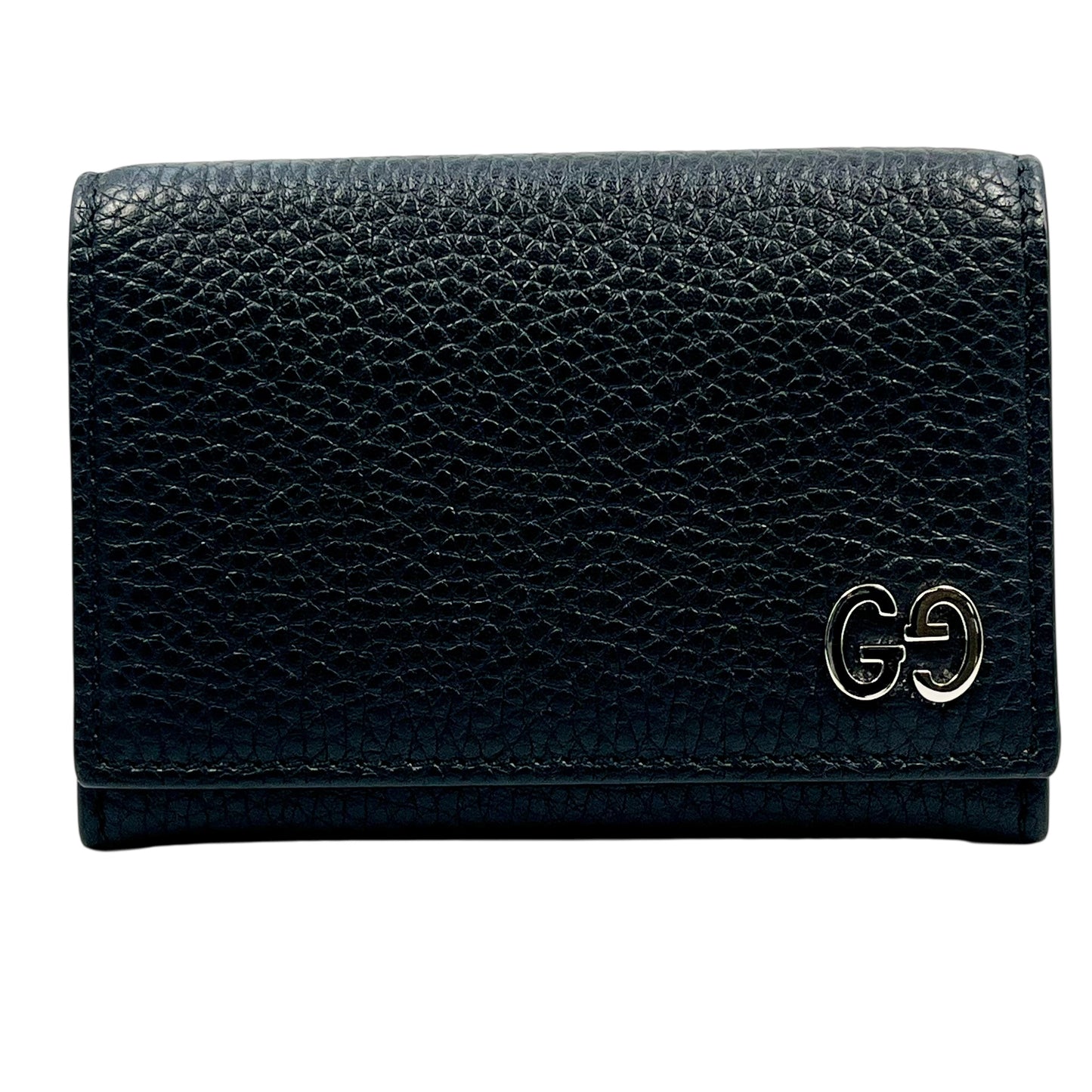 GUCCI Leather Card Case - Black 