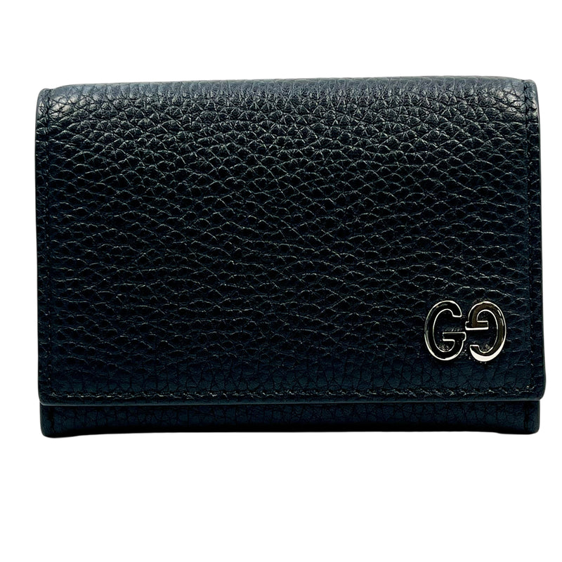 GUCCI Leather Card Case - Black 
