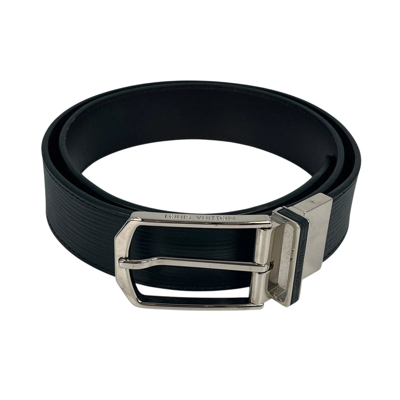 Louis Vuitton エピ レザー サントゥル スレンダー ベルト - ブラック