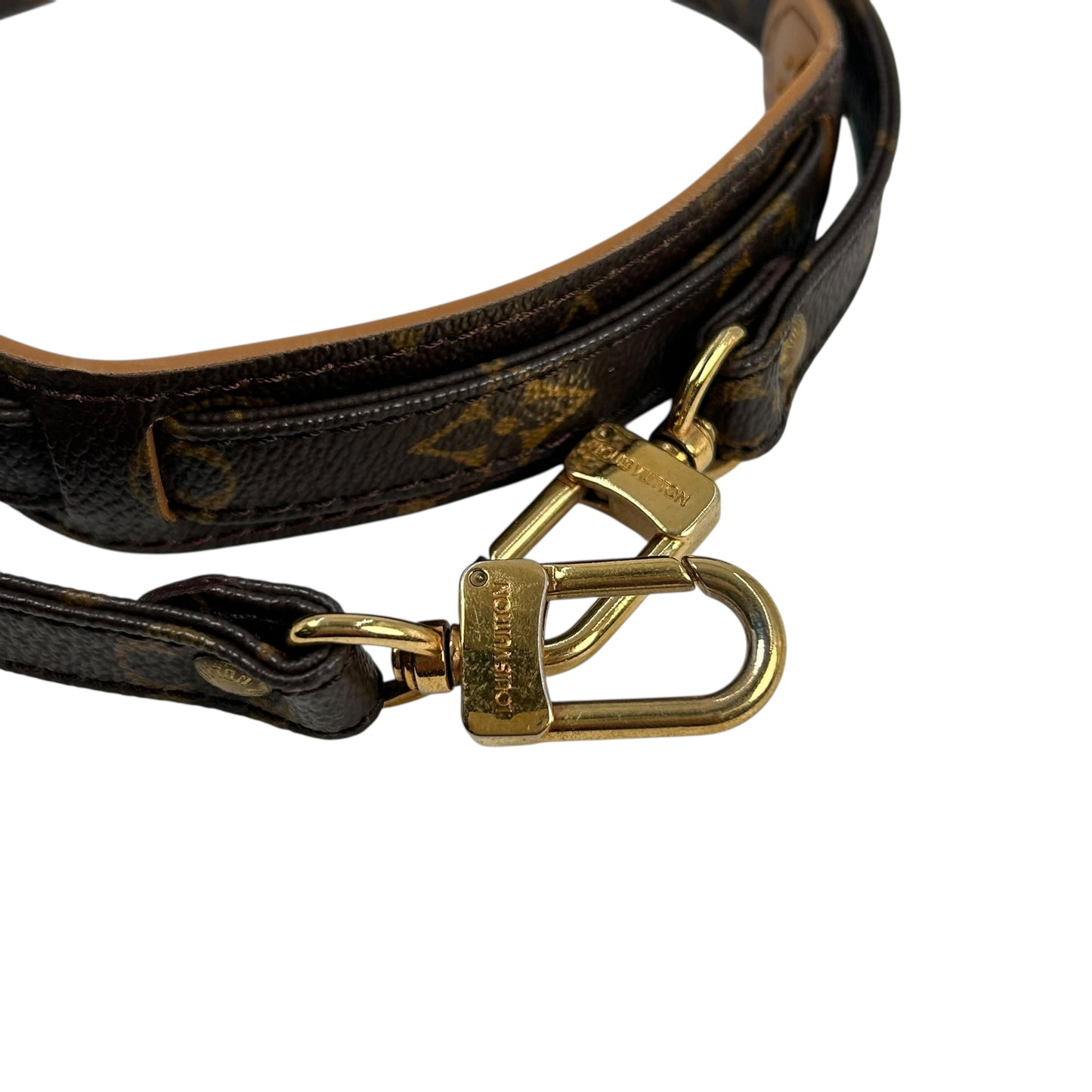 Louis Vuitton Monogram Canvas Shoulder Strap 97cm - Dark Brown - 32551 