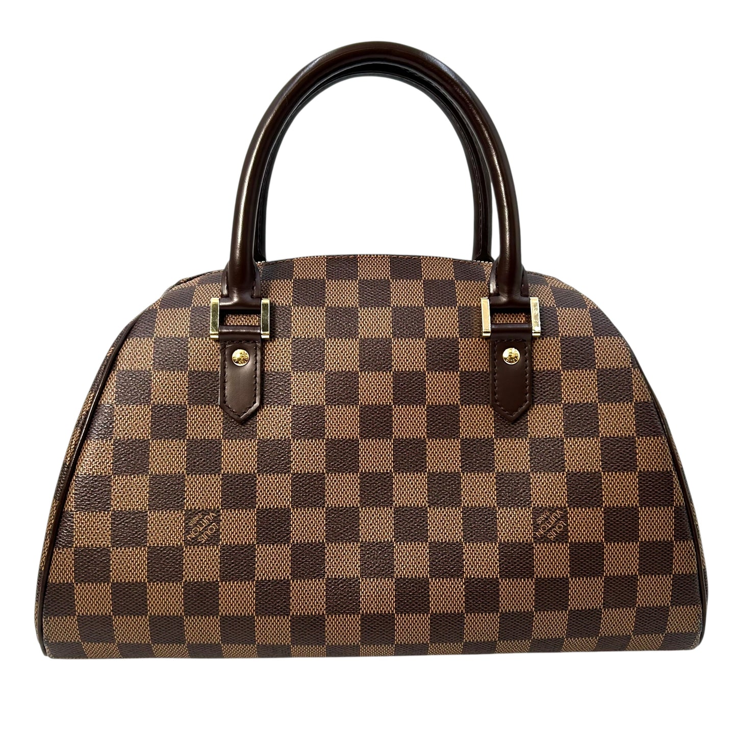 Louis Vuitton Damier Rivera MM Handbag - Dark Brown 