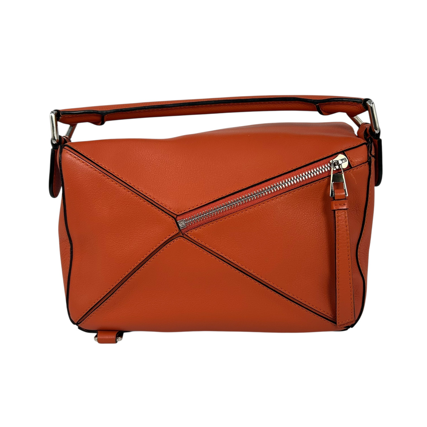 LOEWE Puzzle Bag Small Handbag/Shoulder Bag - Orange 