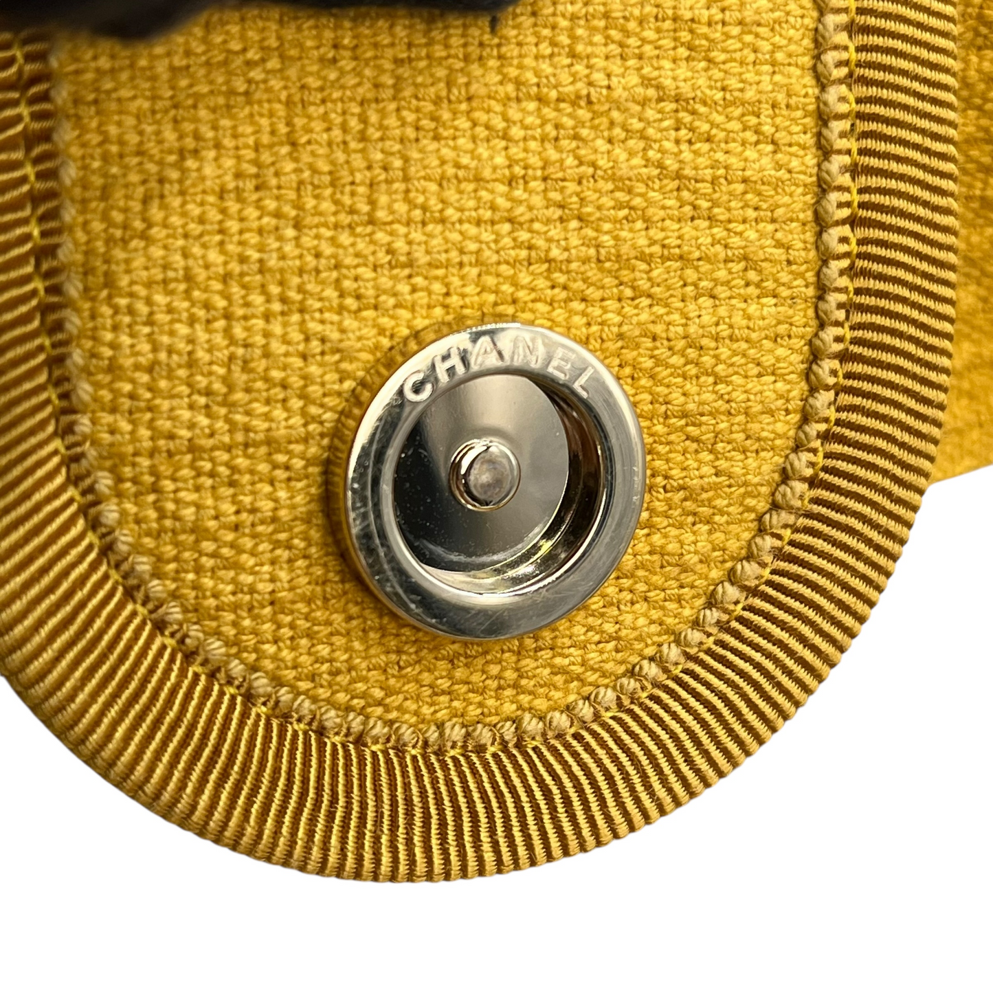 CHANEL ドーヴィル キャンバス トートバッグ - イエロー