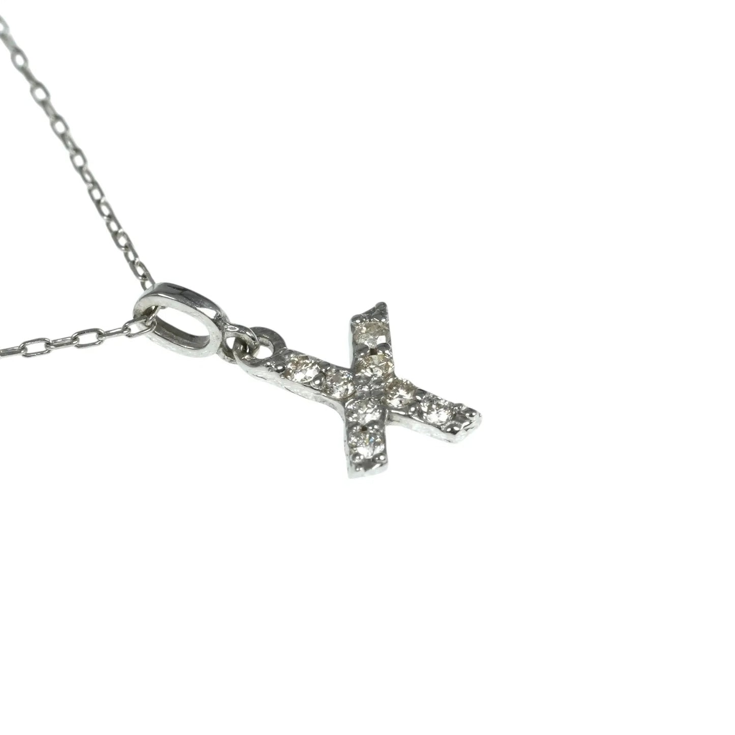 クロス ネックレス ジュエリー - 18KWG