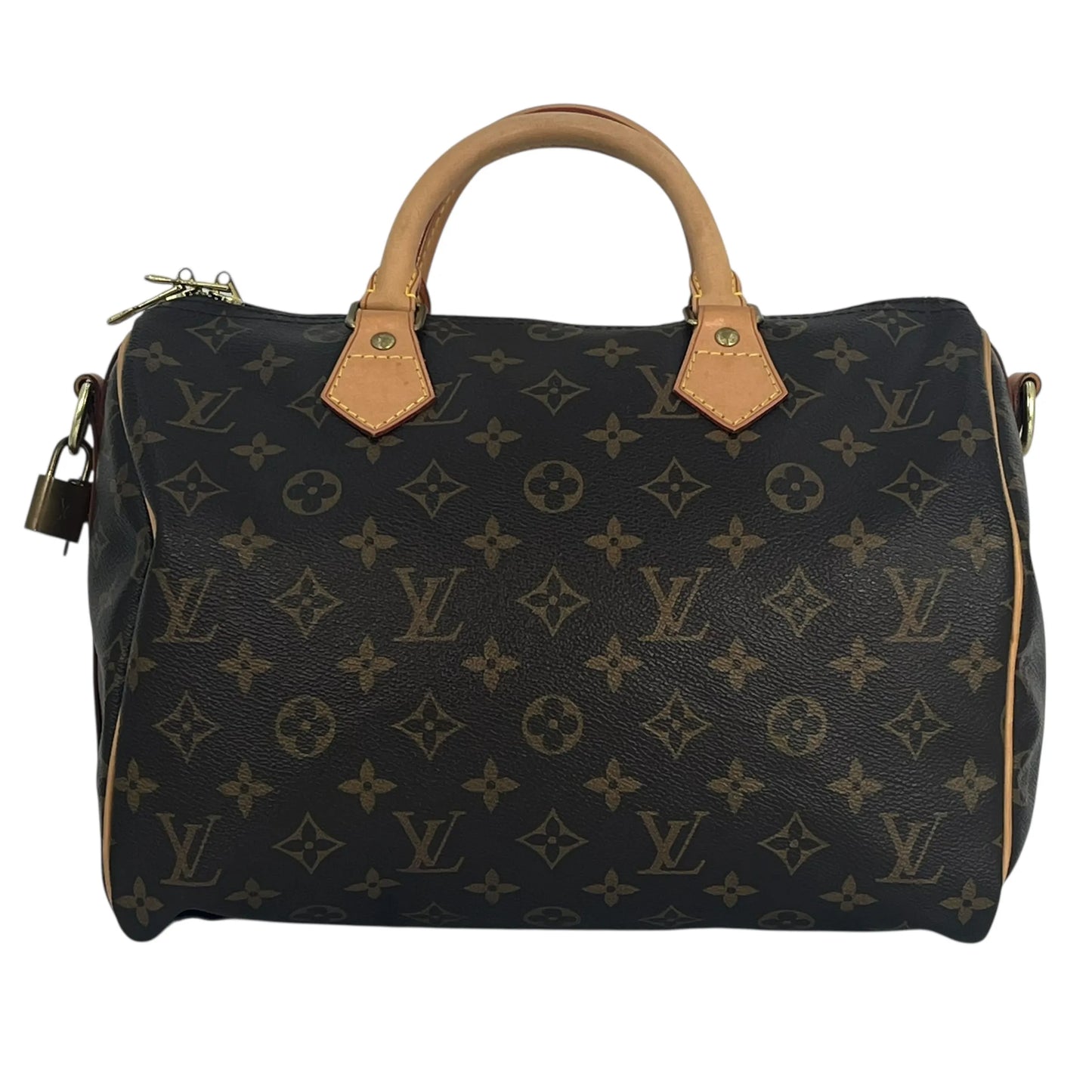 Louis Vuitton モノグラムキャンバス スピーディ 30 バンドリエール ハンドバッグ ショッピング - ブラウン