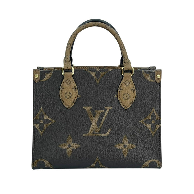 Louis Vuitton On the Go PM Handbag/Shoulder Bag - Brown - 34101 