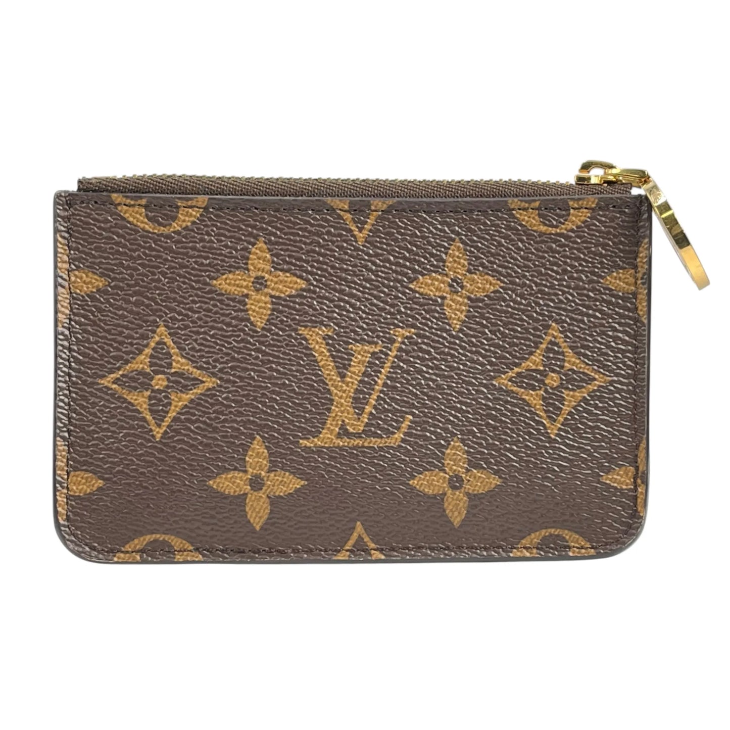 Louis Vuitton Monogram Canvas Porte Carte Romy Card Case - Brown 